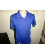 Fila Blue Polyester Polo GOLF Shirt  Adult S Excellent Condition - $27.26