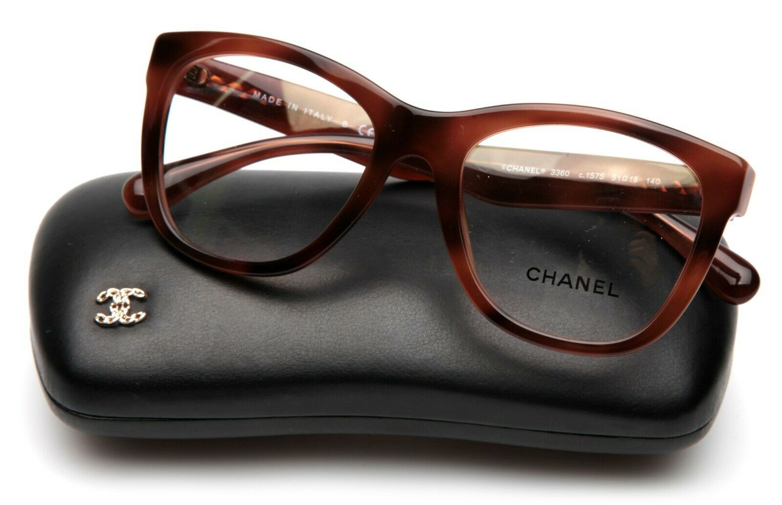 New Chanel 3360 c.1575 Tortoise Eyeglasses and 50 similar items