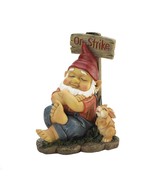 Garden Gnome on Strike with Bunny Rabbit - $32.18