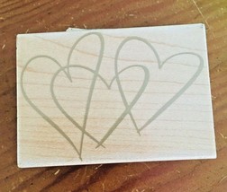 Hero Arts Hearts Love Valentine's Day Themed Mounted Stamp 2 3/4" x 2" - $8.42