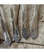 4 Soup Spoons HER MAJESTY 1847 Rogers Bros, International Silverplate 2 ... - $22.28