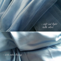 DUSTY BLUE Tulle Maxi Skirt High Waisted Dusty Blue Wedding Skirt (US0-US30) image 13