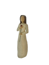Willow Tree "Love" Susan Lordi Figurine -Demdaco, 2003 Girl with Rose Figurine - $21.49