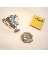  Vintage Miniature Silver Trophy and English Book Doll House - $9.99