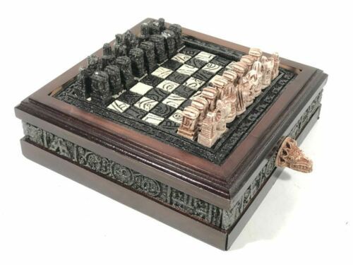 Vintage Aztec Mini Marble Chess Set – The Apartment TO