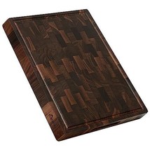 Acacia Extra Large Wood Cutting Board 24 x 18 Inch, 1.2 Inches Thick  Butcher Block, Reversible Wooden Kitchen Block, Cheese Charcuterie Board,  with Side Handles and Juice Grooves 