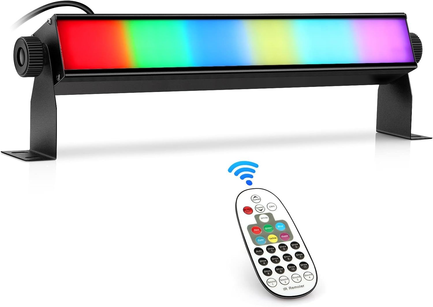 Led Stage Wash Light Bar Oppsk 16" 72 Leds Rgb Wall Washer Light With