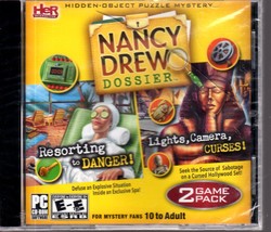 Nancy Drew Dossier 2 Game Pack CD-ROM for Windows (New) PC software - $6.75