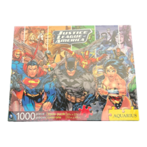 Aquarius Justice League America 1000 Piece Jigsaw Puzzle NEW Sealed 20”X27” - $24.25