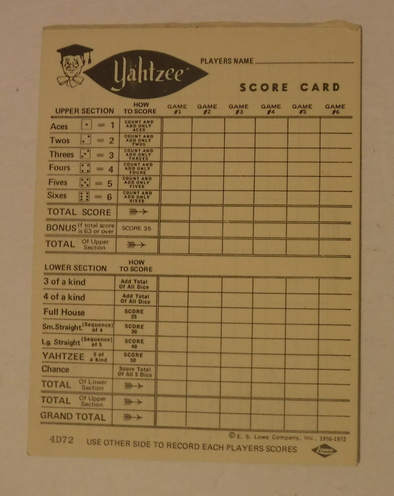 yahtzee-score-sheets-replacement-parts-100-score-sheets-1956-1972