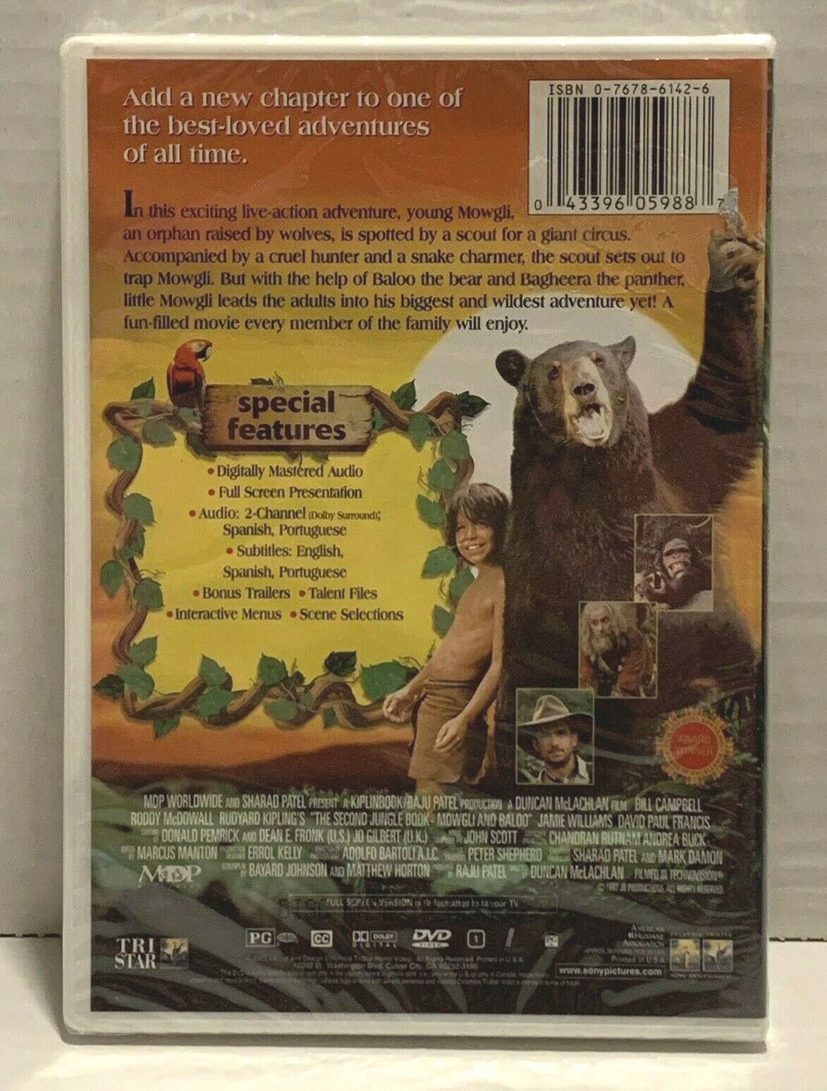 Rudyard Kiplings Second Jungle Book Mowgli and Baloo The Real Jungle ...