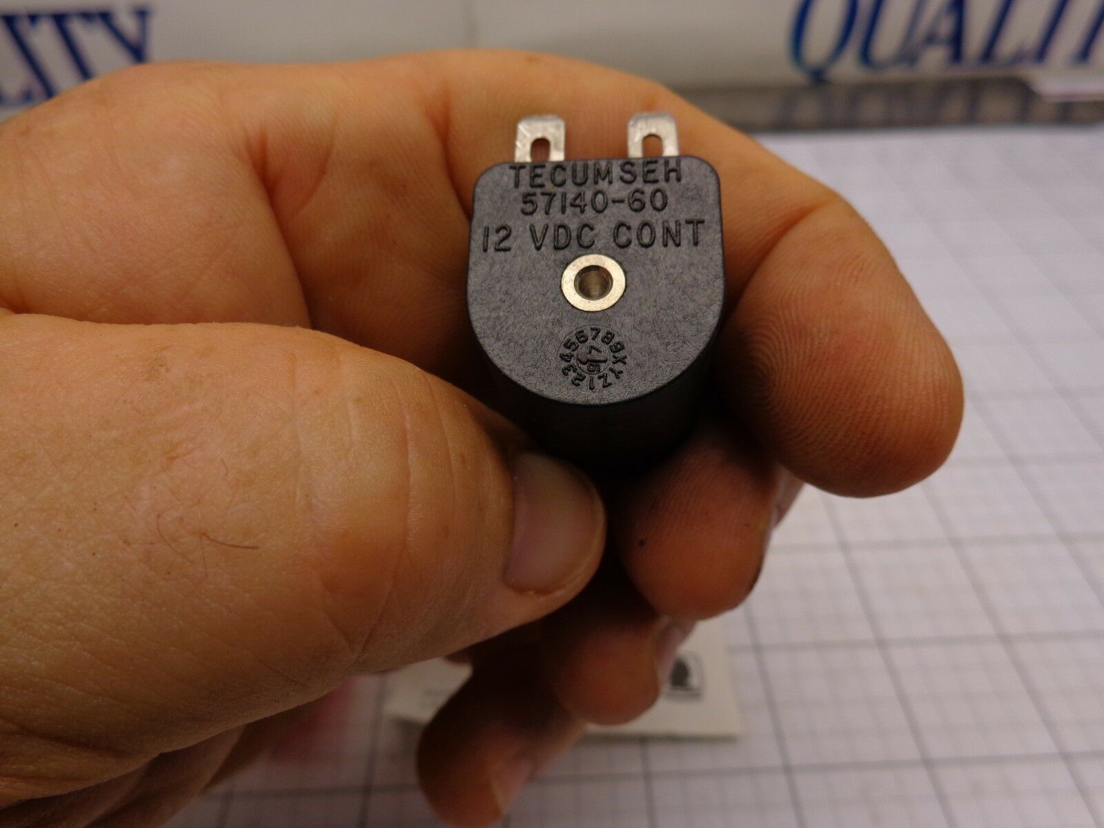 Tecumseh OEM NOS 611204A Fuel Shut Off Solenoid Anti Backfire Valve aka