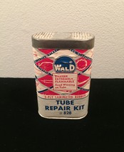 Vintage Wald tube repair kit #828 tin packaging image 1