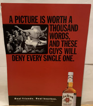 2001 Jim Beam Magazine Print Ad A Picture Is Worth A Thousand Words - $4.94