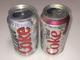Coca-Cola Diet Coke Holiday 1997 &amp; Cherry Coke 2007 Set Of Cans - $3.87