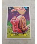 1986 Topps Garbage Pail Kids Series 4 Sticker #145a Dale Snail rare fun 145 - $1.98