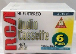 RCA Hi-fi Stereo 60 Minute Audio Cassettes - $16.83