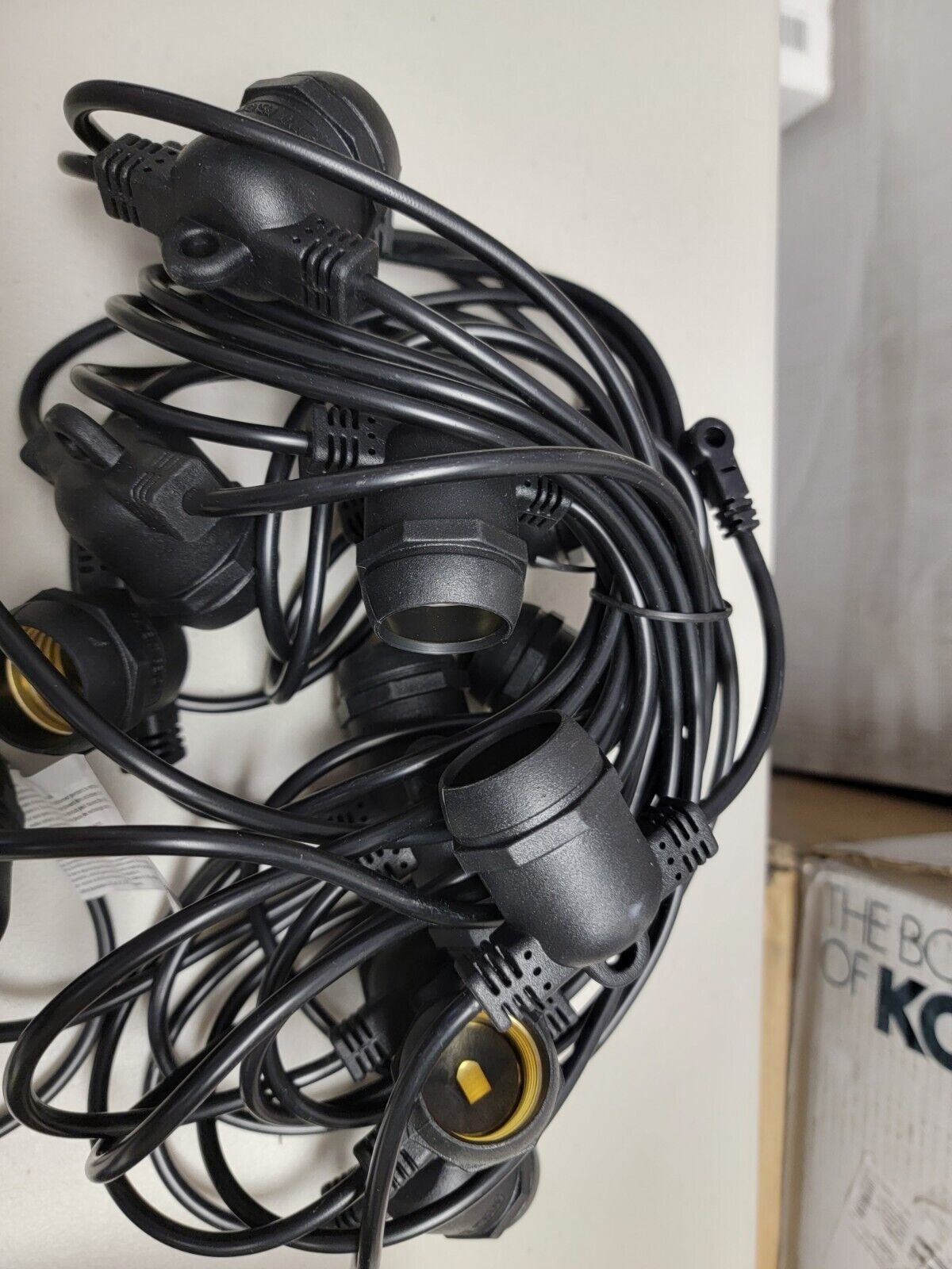 SUNFORCE 35' Solar LED String Light with Remote (15 Bulbs) patio lights