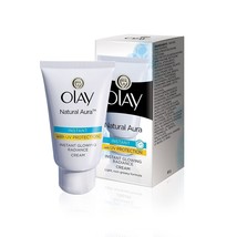 Olay Natural Aura Instant Glowing Fairness Cream 40gm  Pack of 1 - $6.99