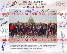 Dream Team Signed 8x10 Rp Photo Lebron Carmelo Durant Deron Williams Westbrook + - $18.99