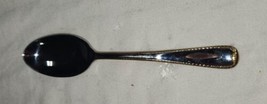 GOLDEN RIBBON EDGE Gorham Glossy 18/8 Stainless Steel 6 Inch Spoon - $9.99