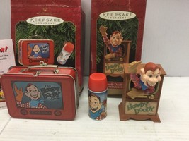 (2) Hallmark Keepsake Ornaments Howdy Doody Lunch Box Set & Anniversary Edition - $11.95