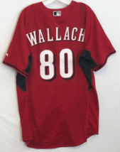 Cincinatti Reds Chad Wallach #80 MLB NL Majestic Cool Base Red Sewn Jers... - $79.19