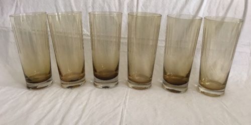 Contemporary Mikasa Tall Beer Glasses- Set of 4