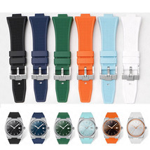 26x12mm Silicone Rubber Watch Band Strap for Tissot PRX T137.407/T137.410 - $15.75