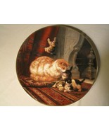 KITTENS AT PLAY collector plate HENRIETTE RONNER The Victorian Cat ORANG... - $29.99