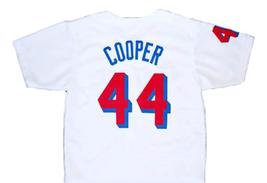 Joe Coop Cooper Baseketball Beers Button Down Baseball Jersey White Any Size image 2