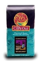 HEB Cafe Ole Whole Bean Coffee 12oz Bag (Pack of 3) (Cinnamon Hazelnut - Medium  - $42.99
