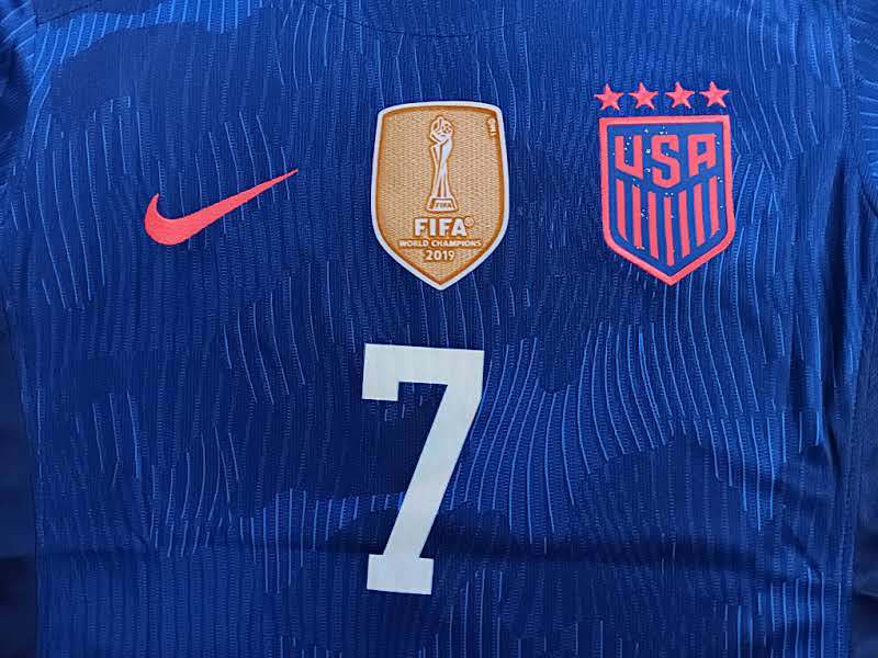 Alyssa Thompson Usa Uswnt 2023 World Cup Stadium Blue Away Womens Soccer Jersey Soccer World Cup 