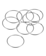 Stainless Steel O Ring 4&quot; Outer Diameter 4 mm Thickness Strapping Welded... - $15.00