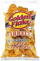 Golden Flake Barbecue Flavored Fried Pork Skins 3.25 oz. Bag (6 Bags) - $32.66