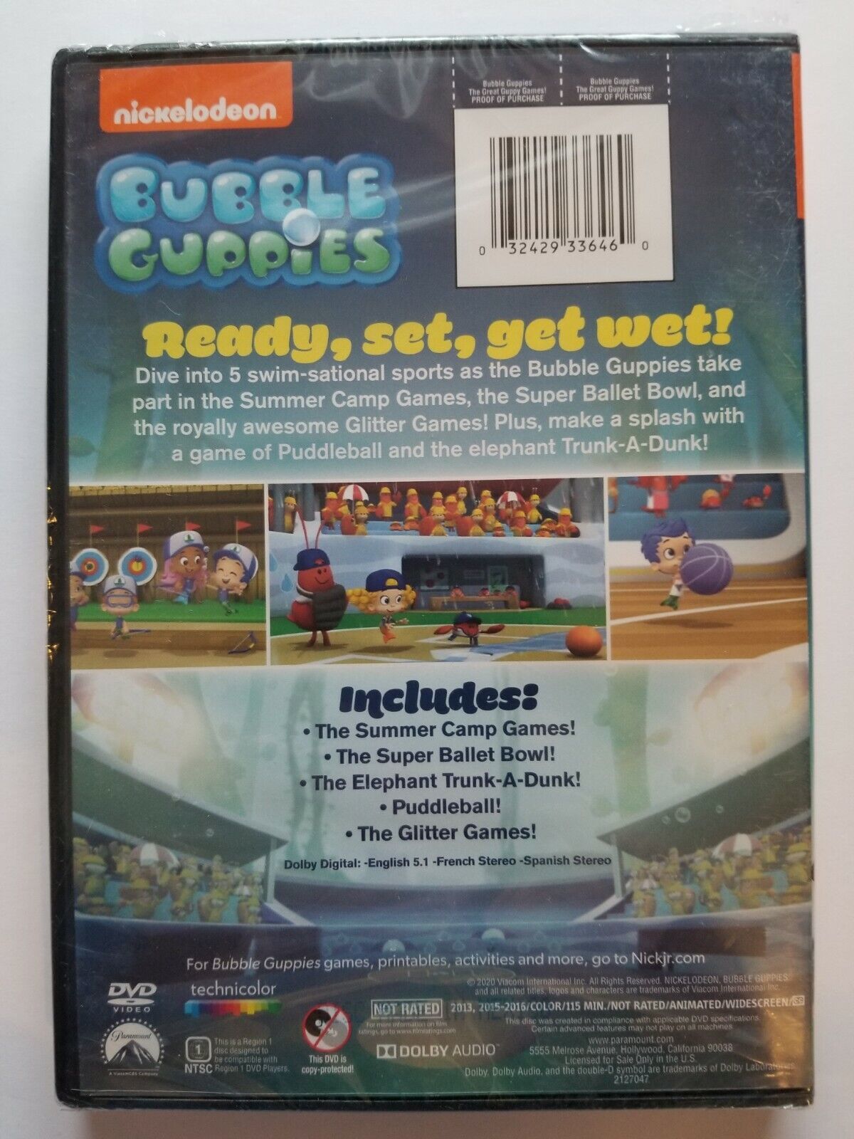 Bubble Guppies Great Guppy Games New Dvd Dvds And Blu Ray Discs 3559