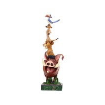 Disney Lion King Figurine Jim Shore Pumba Simba Timon Stacked Balance of Nature image 2