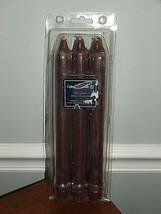 NEW IN PACKAGE 6 COLONIAL CANDLE MULBERRY SCENT  10&quot; Dinner Candles /Tap... - $17.41