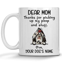 Personalized Imperial Shih Tzu Coffee Mug, Custom Dog Name, Customized G... - $14.95
