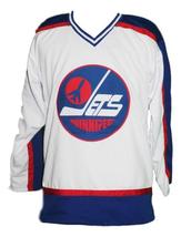 Any Name Number Winnipeg Jets Wha Hockey Jersey White Selanne Any Size image 1