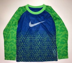 Nike Dri-Fit Long Sleeve Shirt Child, Size 5, Game Royal - $15.83