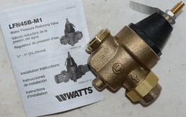 Watts Water Pressure Reduing Valve Includes Bypass Stainless Strainer image 1