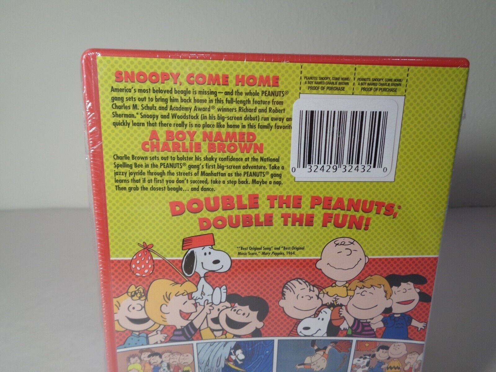 PEANUTS DOUBLE FEATURE New DVD Snoopy, Come Home A Boy Named Charlie