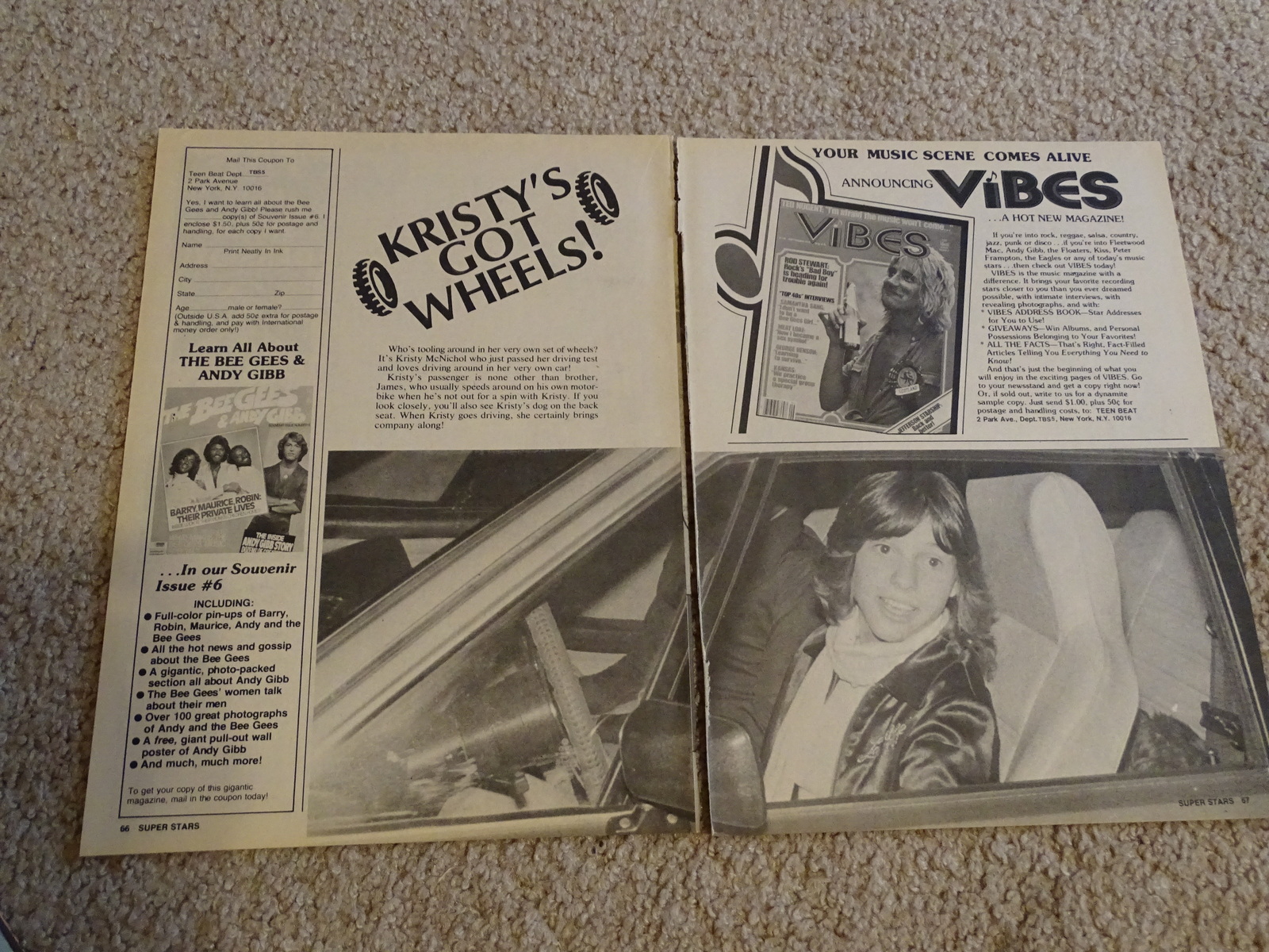 Kristy McNichol, Full Page Vintage Clipping