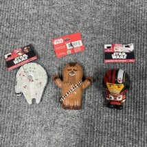 Hallmark Disney Star Wars Ornaments Poe Dameron Chewbacca Falcon Christm... - $27.34