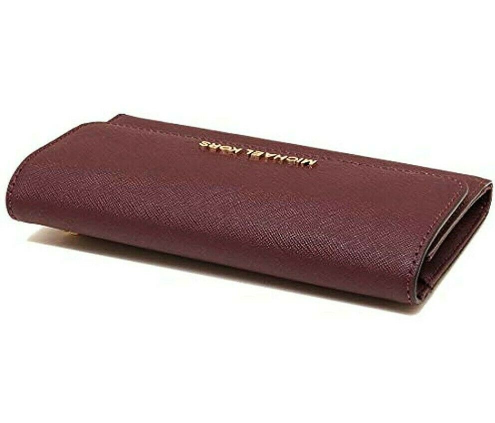 Michael Kors Women Lady Fashion Bifold Wallet Credit Card Holder Vanilla  Brown