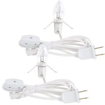 2 Pack Accessory Cord With Clear Bulb, 6 Ft Ul Listed Replacement Lamp C... - $19.99