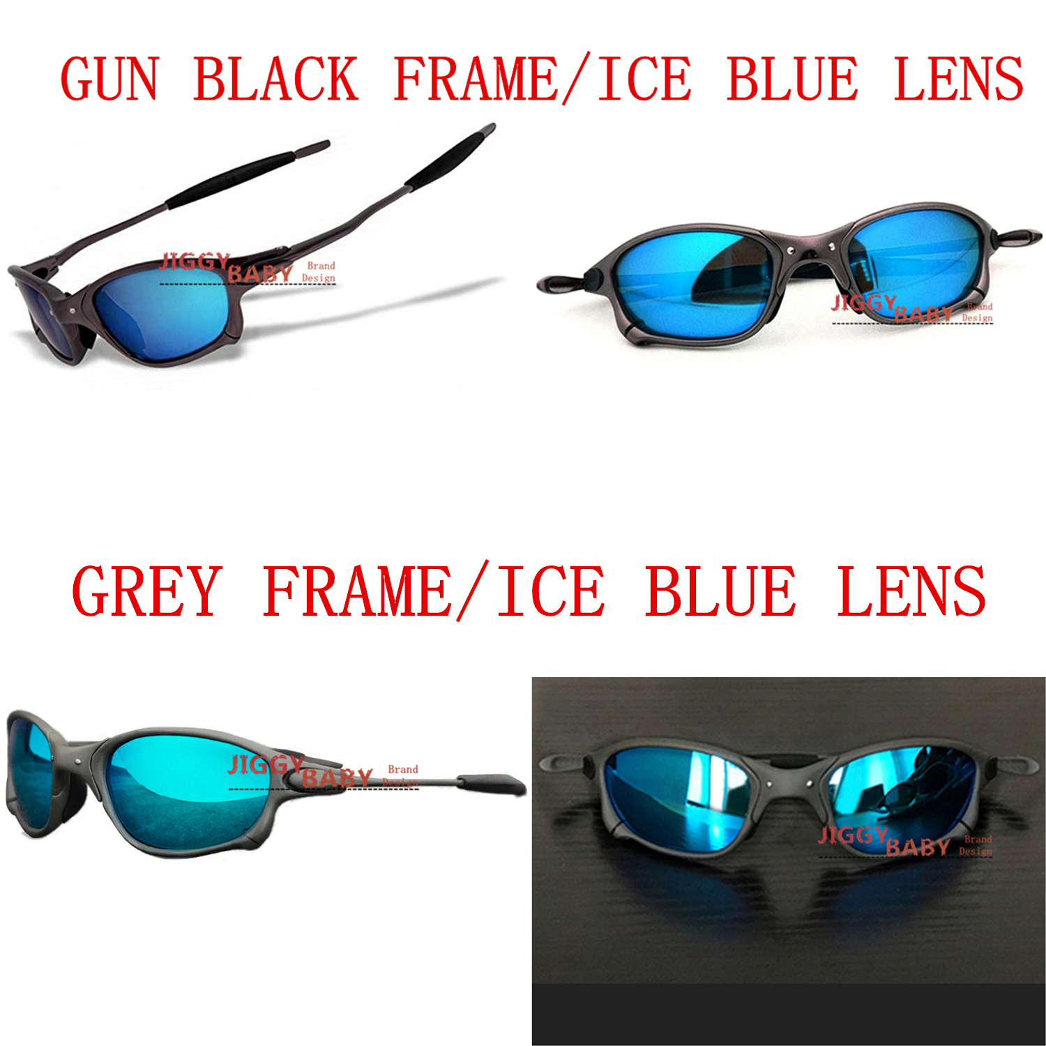 Polarized Sport Cycling Glasses Metal Juliet Sunglasses Goggles