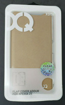 Genuine Cream New XQISIT Flap Folio Adour Case Cover For Sony Xperia Z5 - $8.27