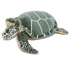 Melissa & Doug Sea Turtle Plush Giant Stuffed Animal Kids Cuddle Toy 34" NEW - $65.90
